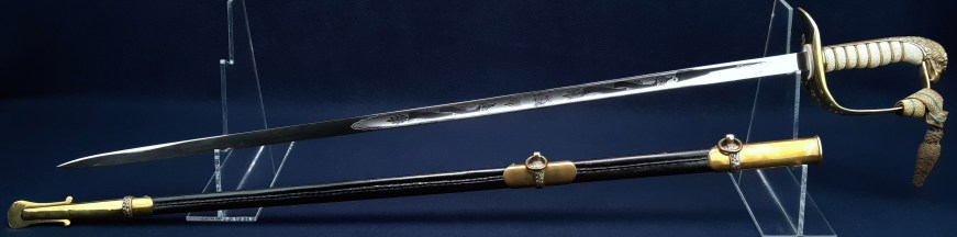 British WW2 1925 Pattern Royal Air Force Officers Sword of Group Captain David Lumgair CBE 6